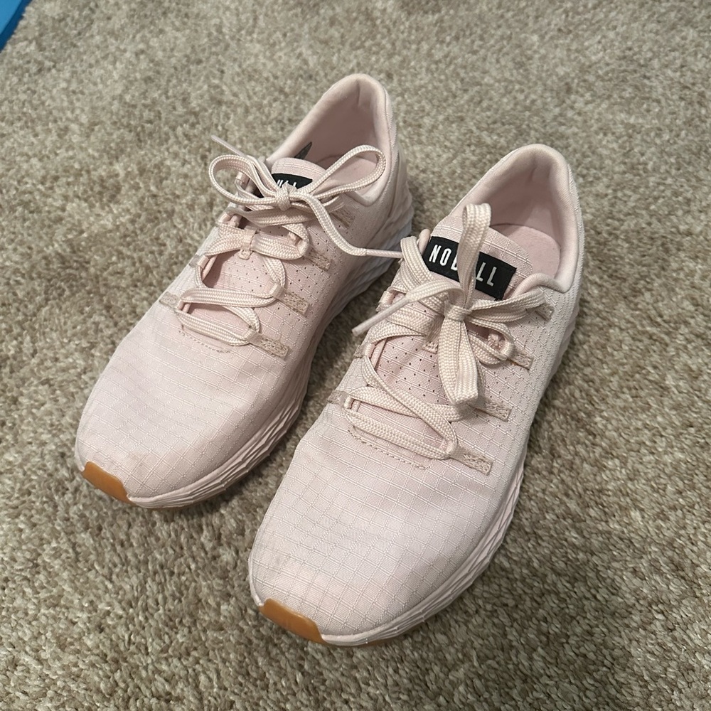 No Bull pink ripstop runners worn only a handful of times
